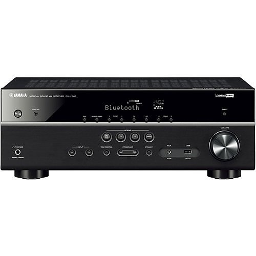 Yamaha RX-V385BL 5.1 Channel Audio/Video Receiver with Bluetooth