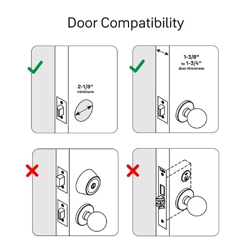 Yale YRL216-ZW2-619 Assure Lever Push-Button Keypad Lock with Z