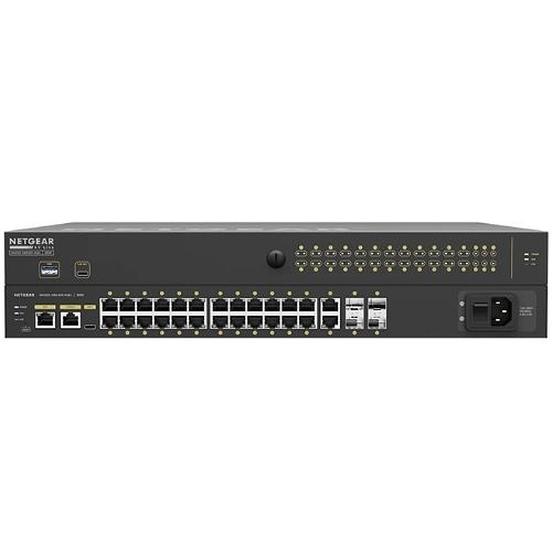 QSC NS26-480+ NS Series Gen 2 Network Switch, 26-Port, PoE+ 802.3