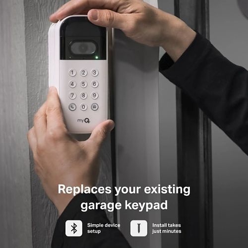 Thumbnail 3 for LiftMaster MYQ-K40TXXW myQ Smart Outdoor Garage Video Keypad, IP55