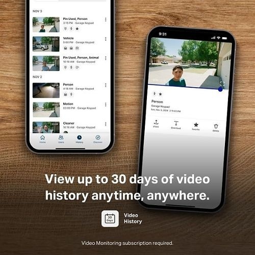 Thumbnail 8 for LiftMaster MYQ-K40TXXW myQ Smart Outdoor Garage Video Keypad, IP55