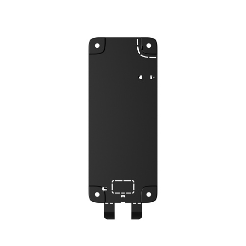 AJAX 58472 Wireless Keypad with Touch IPS Screen, Supports BLE, Black