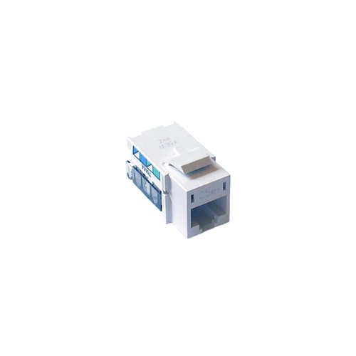 Lutron CON-1P-C5E-WH Telephone / Network Jack Connector, 8-Conductor, RJ45 Category 5e, White