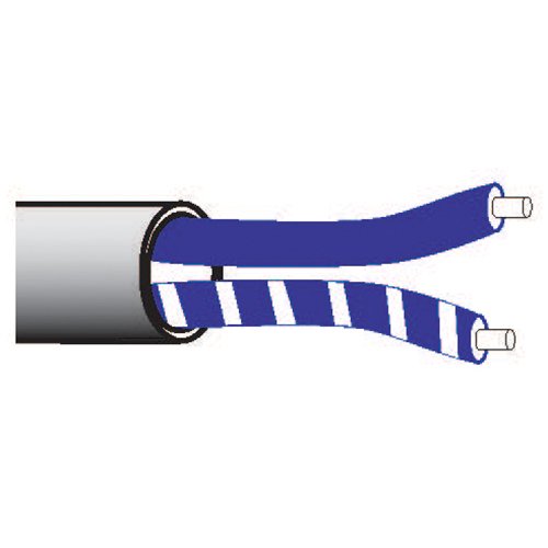Lutron C-PCBL-216-CL-1 EcoSystem Two Conductor Link Cable, 16AWG Solid Copper, Plenum Rated
