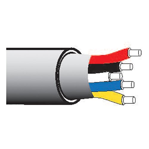 Lutron C-PCBL-522S-CL-1 EcoSystem Five Single Conductors Cabled, 22AWG Solid Copper, Plenum Rated