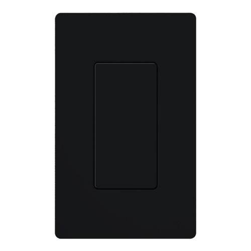 Lutron DV-BI-BL Blank Insert for Claro Wall Plates, Fits Decorator-Style Openings, Black