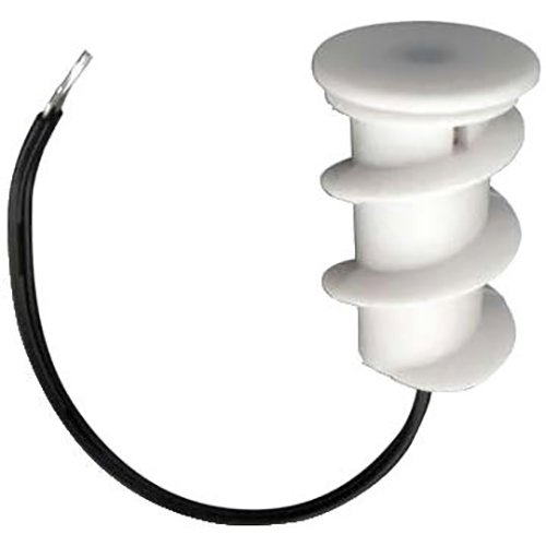 Lutron LR-TEMP-FLSH RadioRA 2 Wired Temperature Flush-Mount Sensor, White (Paintable)