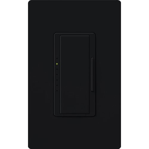 Lutron RRD-6ND-BL Maestro RF Dimmer, Works with RA2 Select / RA3 Systems, 150W LED / 600VA MLV, Single Pole / Multi-Location,Neutral Required, 120V, Black