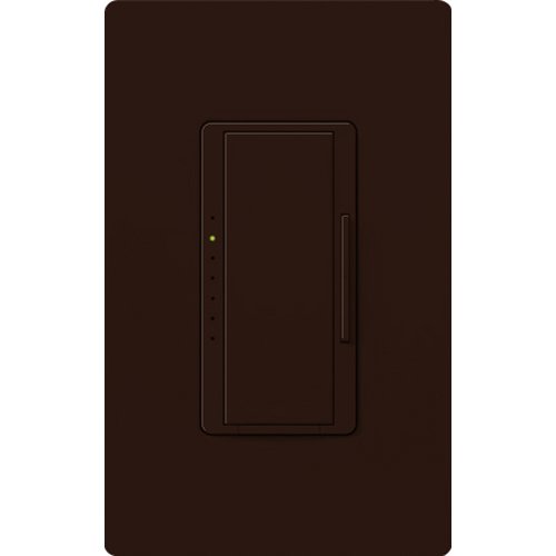 Lutron RRD-6ND-BR Maestro RF Dimmer, Works with RA2 Select / RA3 Systems, 150W LED / 600VA MLV, Single Pole / Multi-Location,Neutral Required, 120V, Brown