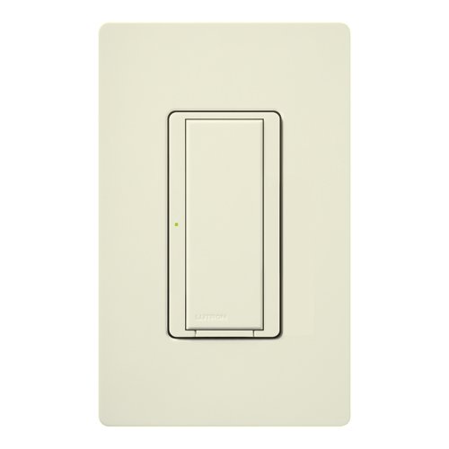 Lutron RRD-8ANS-BI Maestro RF Switch, Works with RA2Select / RA3, 8A Light / 5.8A Motor, Single Pole / Multi-Location, Neutral Required, 120V, Biscuit