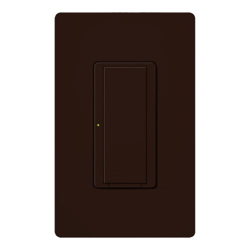 Lutron RRD-8ANS-BR Maestro RF Switch, Works with RA2Select / RA3, 8A Light / 5.8A Motor, Single Pole / Multi-Location, Neutral Required, 120V, Brown