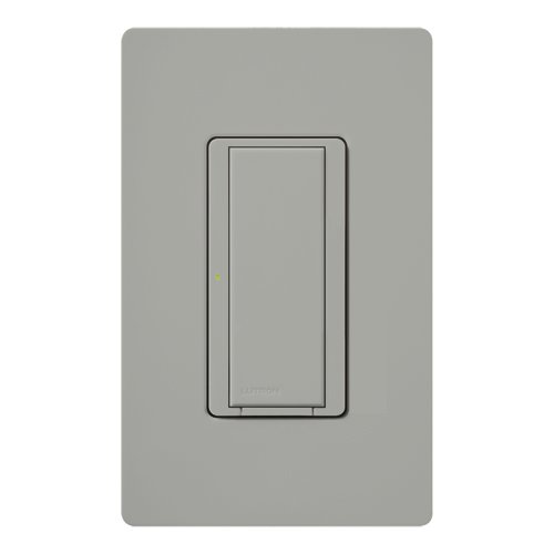 Lutron RRD-8ANS-GR Maestro RF Switch, Works with RA2Select / RA3, 8A Light / 5.8A Motor, Single Pole / Multi-Location, Neutral Required, 120V, Gray
