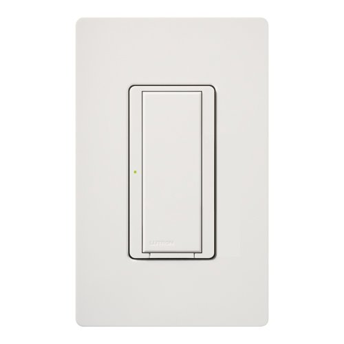 Lutron RRD-8ANS-SW Maestro RF Switch, Works with RA2Select / RA3, 8A Light / 5.8A Motor, Single Pole / Multi-Location, Neutral Required, 120V, Snow White