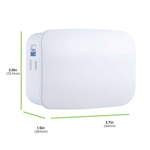 Jasco 28170 Z-Wave Plus Plug-in Smart Dimmer, Dual Plug