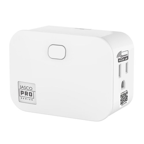 Jasco 76724 Pro Series Z-Wave Plus Plug-In Switch, Dual Outlet