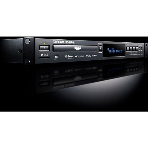 TASCAM BD-MP4K Professional-Grade 4K UHD Blu-ray Player with