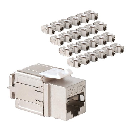 ICC IC107SACA0 Shielded FTP CAT6A Keystone Jack with Slim Profile