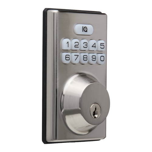 IQ IQDLK-PGK-SN PowerG Door Lock, Satin Nickel