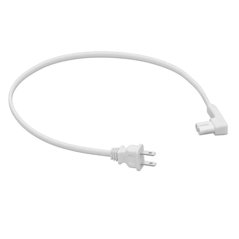 SONOS PCONEUS1 Angled Power Cable for One, One SL and Play 1, 6.56' (2m), White