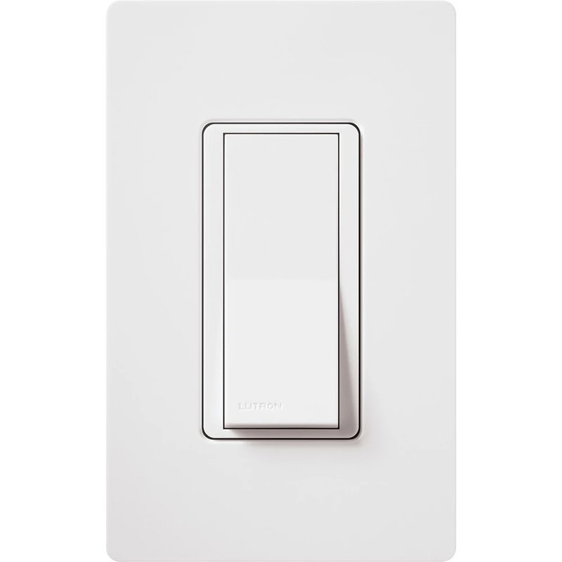 Thumbnail 2 for Lutron CA-3PS-WH Claro Single Pole / 3-Way, On / Off Rocker Switch, 15A, Gloss Finish, White