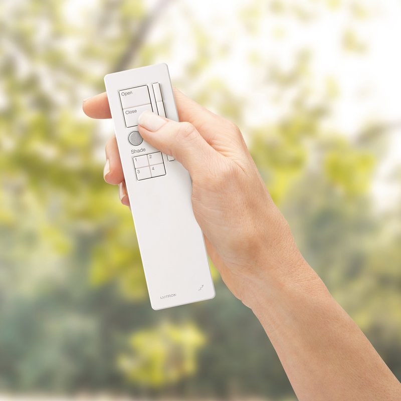 Thumbnail 2 for Lutron CS-YJ-4GC-WH 4-Group RF Remote Control for Lutron Shades, Battery Operated, White