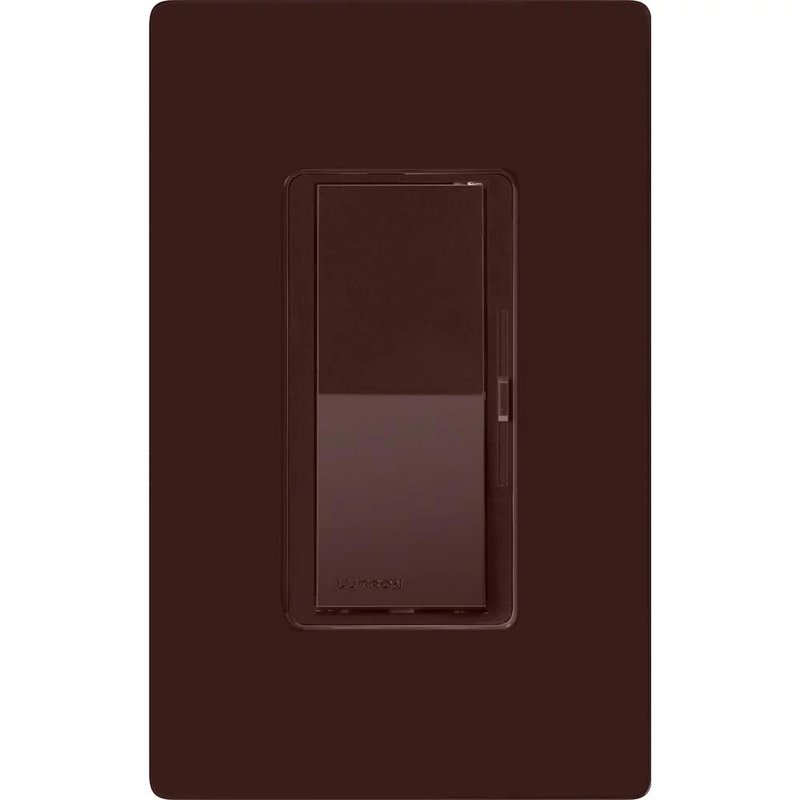 Thumbnail 2 for Lutron DVCL-153P-BR Diva LED+ Dimmer Switch, 150W LED, Single Pole / 3-Way, No Neutral Required, 120V, Brown
