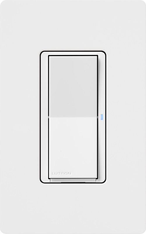 Thumbnail 2 for Lutron DVRF-5NS-WH Claro Smart Switch for Caseta, 5A LED or 3A Fan, On / Off Paddle Switch, Single-Pole /  3-Way, Neutral Required, 120V, White