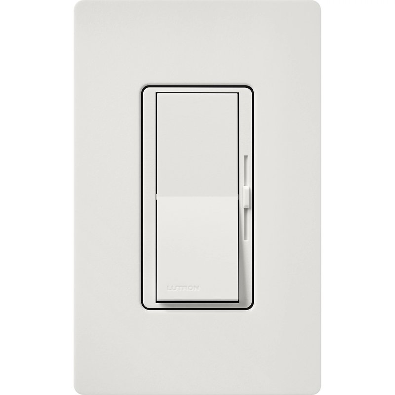 Thumbnail 2 for Lutron DVSCCL-153P-LG Diva LED+ Dimmer Switch, 150W LED, Single Pole / 3-Way, No Neutral Required, 120V, Lunar Gray