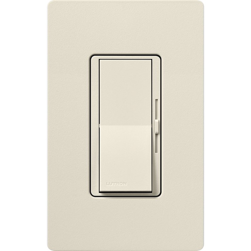 Thumbnail 2 for Lutron DVSCCL-153P-PM Diva LED+ Dimmer Switch, 150W LED, Single Pole / 3-Way, No Neutral Required, 120V, Pumice