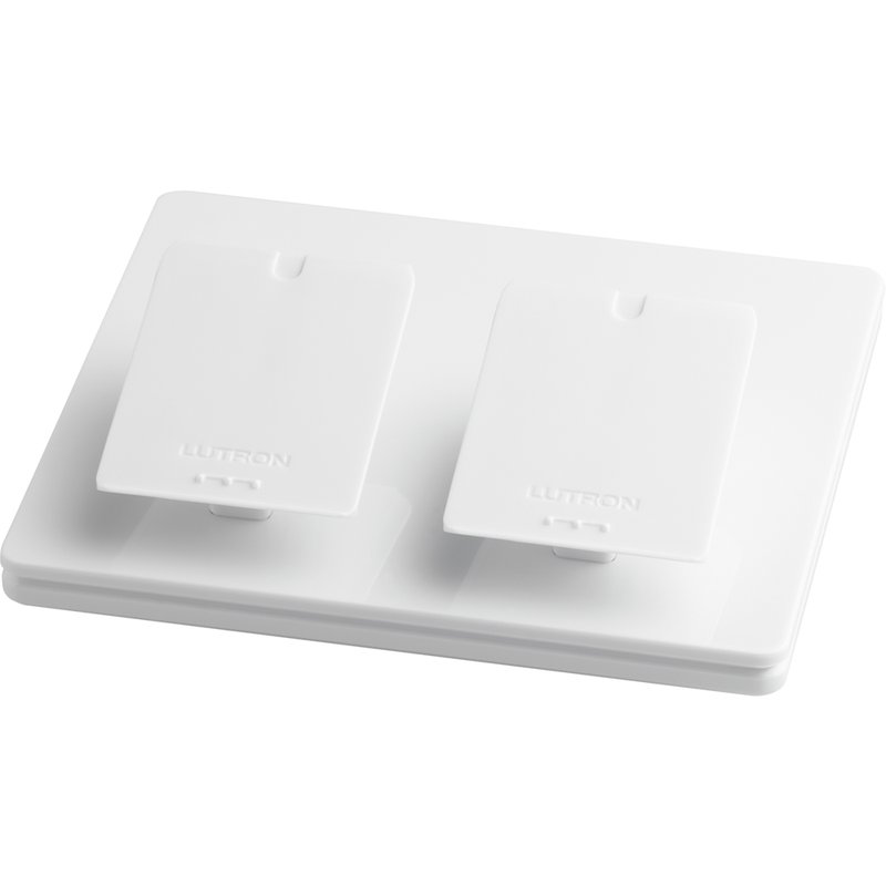 Lutron L-PED2-WH Pico Smart Remote Pedestal, Double Mount, L-LED2-WH, White