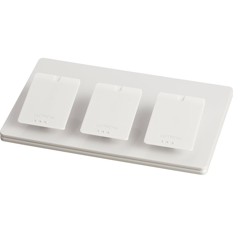 Lutron L-PED3-WH Pico Smart Remote Pedestal, Triple Mount, L-LED3-WH, White
