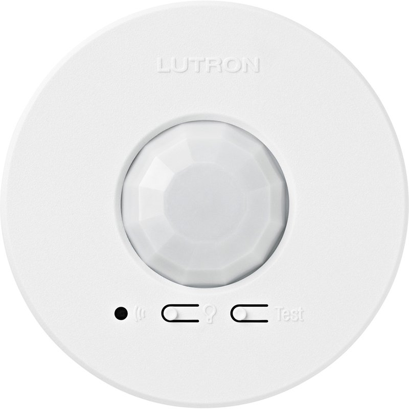 Lutron LRF2-OCR2B-P-WH Radio Powr Savr Wireless Occupancy / Vacancy Sensor, Ceiling-Mount, 434MHz, White