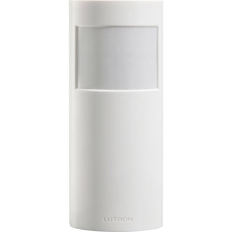 Lutron LRF2-OKLB-P-WH Radio Powr Savr Wireless Occupancy / Vacancy Sensor, Corner-Mount, 434MHz, White