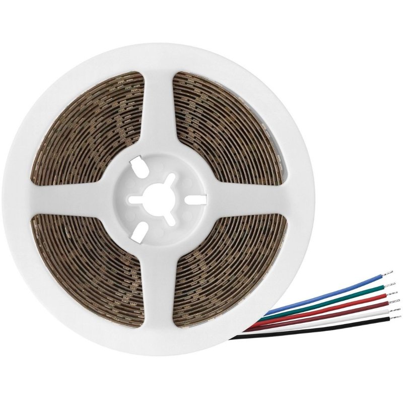 Lutron LU-T30-RT-IN Lumaris RGB+ Tunable White LED Tape Light, 5-Channel RGB and CCT: 1800-4000K, 98.4' (30m) reel, 0.1% Dim