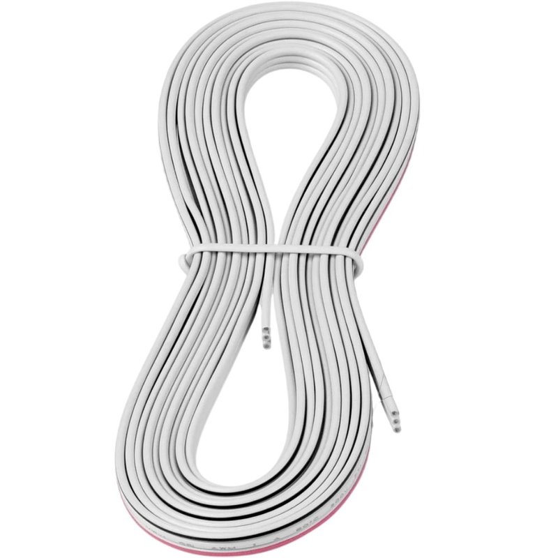 Lutron LU-WK1-TW 3-Conductor, 22AWG Wire for Lumaris Tunable White LED Tape Light, Wireless Clear Connect Type X, LU-WK1, 50'