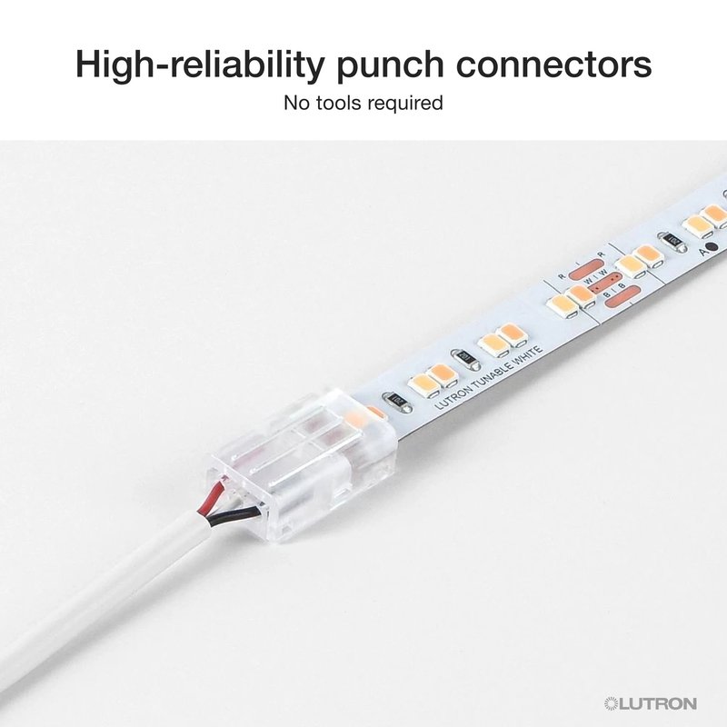 Thumbnail 2 for Lutron LU-WK1-TW 3-Conductor, 22AWG Wire for Lumaris Tunable White LED Tape Light, Wireless Clear Connect Type X, LU-WK1, 50'