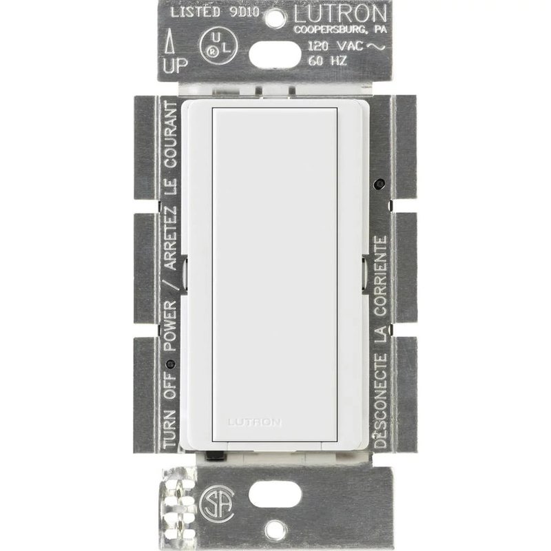 Lutron MA-AS-WH Maestro Companion Dimmer Switch, Multi-Location Dimmer for Maestro Dimmers / Timers / Sensors, Not For Stand-Alone Use, White