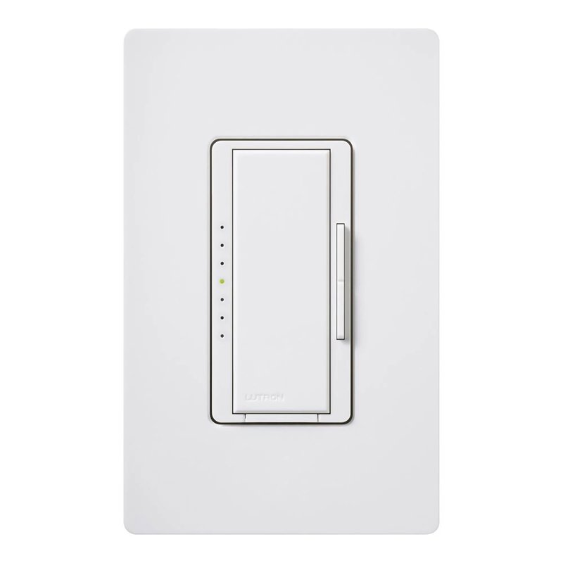 Thumbnail 5 for Lutron MACL-153M-WH Maestro LED+ Dimmer Switch, 150W LED, Single Pole / Multi-Location, No Neutral Required, 120V, White