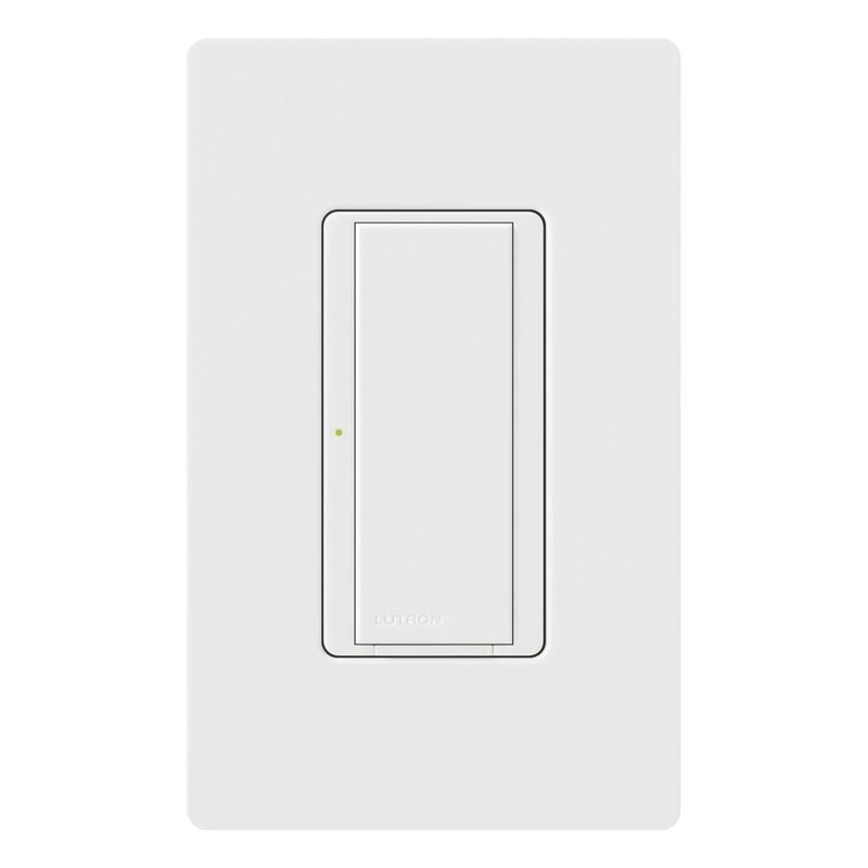 Thumbnail 2 for Lutron MA-S8AM-WH Maestro 8A Electronic Switch, Neutral Required, 950W Lighting / 3A Fan, 120V, Single Pole / 3-Way, MA-S8AM-XX  /  MSC-S8AM-WH, White