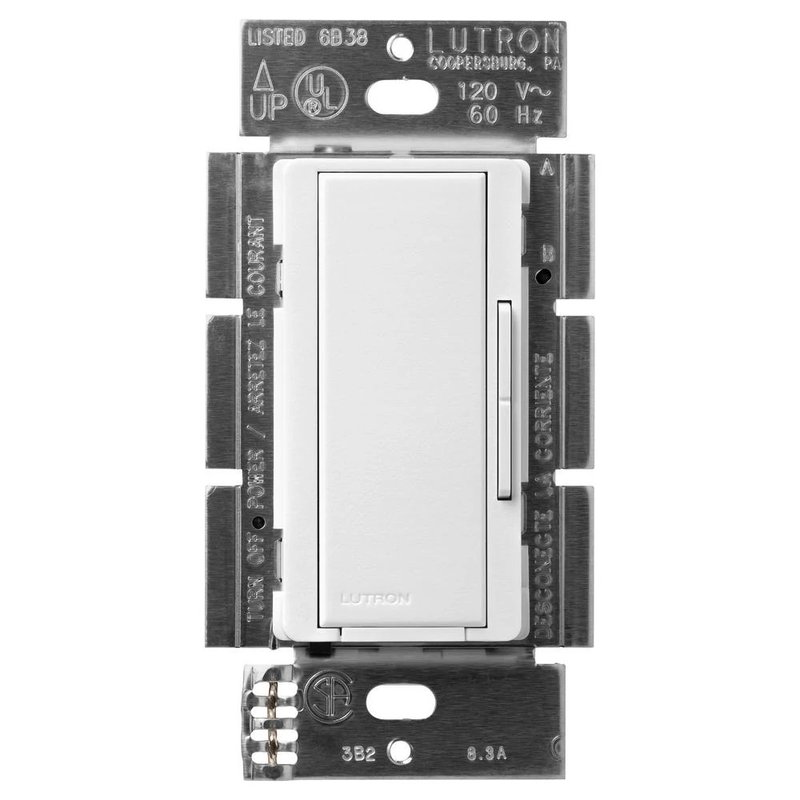Lutron MSC-AD-SW Maestro Companion Dimmer Switch, Multi-Location Dimmer for Maestro Dimmers / Timers / Sensors, Not For Stand-Alone Use, Snow White