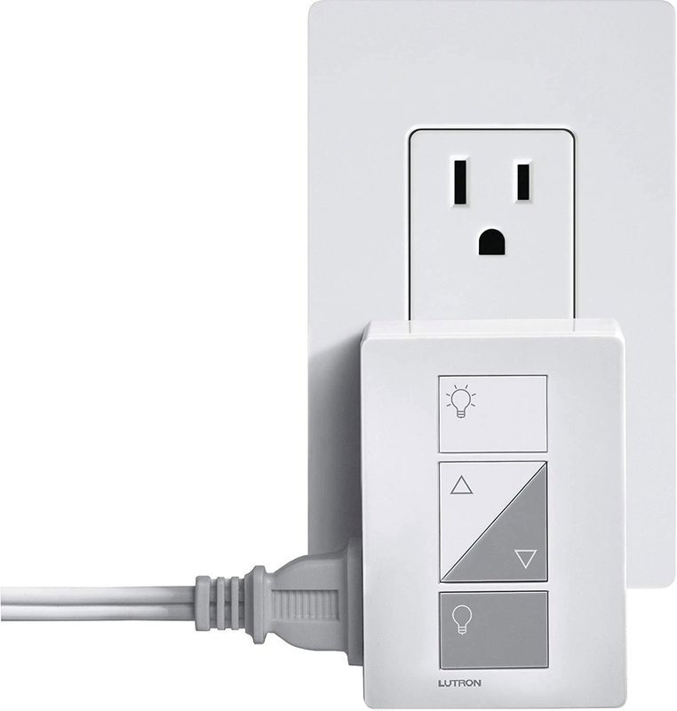 Thumbnail 5 for Lutron PD-3PCL-WH Caseta Plug-In Lamp Dimmer for Table Lamps, 100W LED Bulbs, White