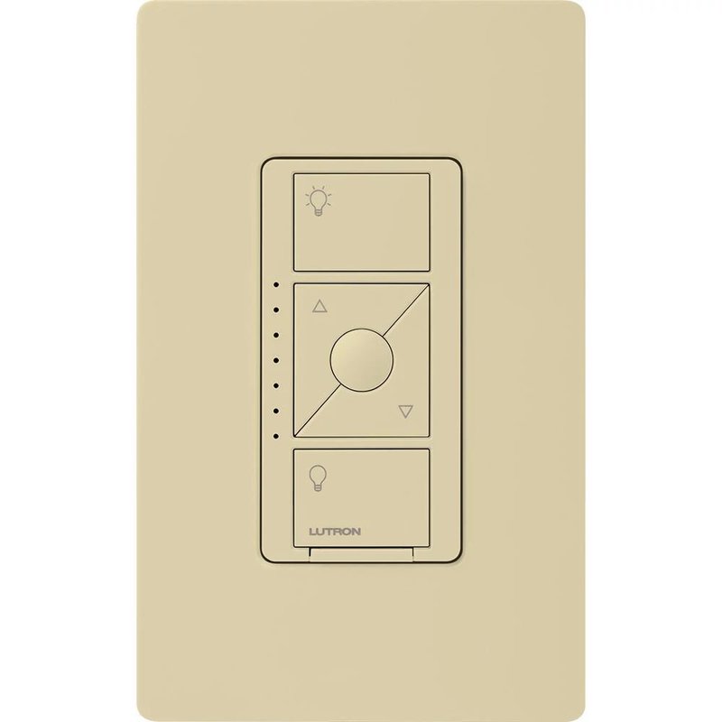 Thumbnail 2 for Lutron PD-6ANS-IV Caseta Original Smart Switch, 6A Light or 3.6A Fan, Neutral Required, 120V, Ivory