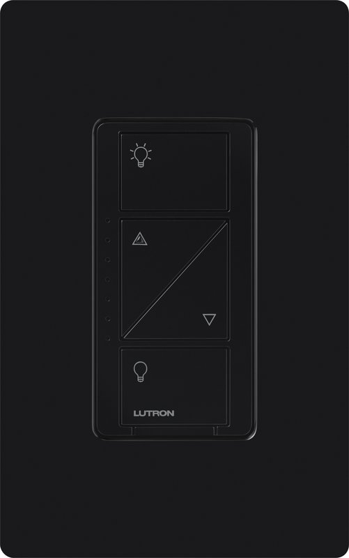Thumbnail 2 for Lutron PD-6WCL-BL Caseta Original Smart Dimmer Switch, 150W LED, No Neutral Required, 120V, Black