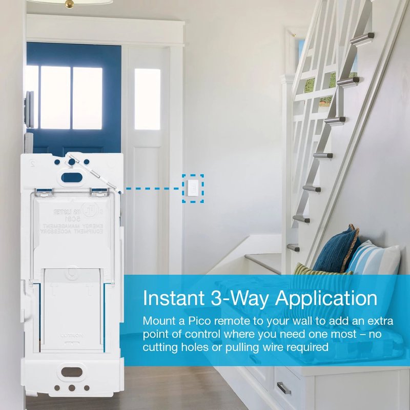 Thumbnail 2 for Lutron PICO-WBX-ADAPT Wallbox Adapter / Mounting Bracket for Pico Remotes, Pico Sold Separately