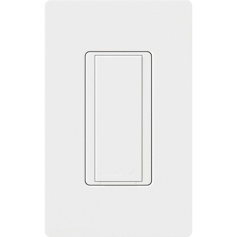 Lutron RD-RS-WH Maestro Companion Switch for RA3 / RA2 Select, Multi-Location Remote Switch, 120V, Not For Stand-Alone Use, White