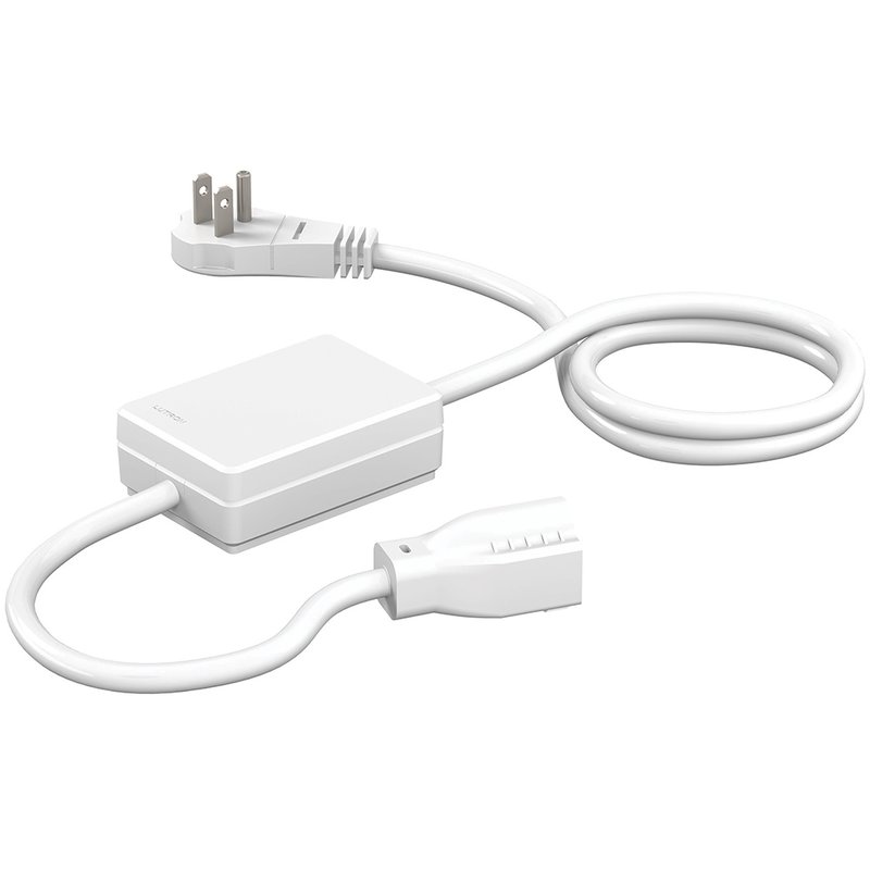 Lutron RR-15APS-1-SW RF Plug-In Appliance Module, Works with RA2 Select / RA3 Systems, 15A Lighting, 1 / 2HP Motor, On / Off Switching, 120V, Snow White
