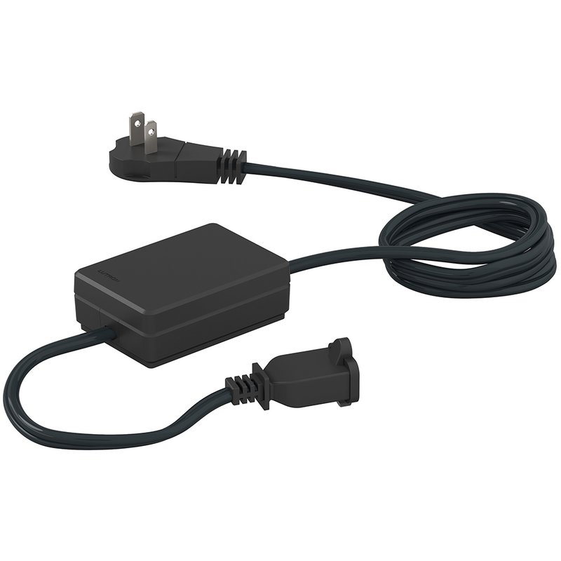 Lutron RR-15APS-1-MN RF Plug-In Appliance Module, Works with RA2 Select / RA3 Systems, 15A Lighting, 1 / 2HP Motor, On / Off Switching, 120V, Midnight