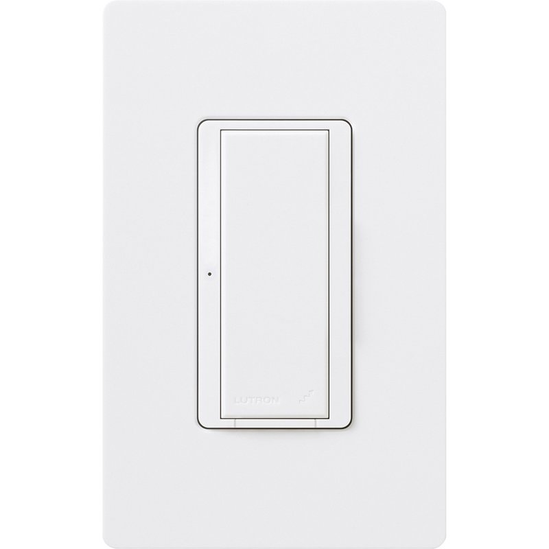 Lutron RRD-8ANS-WH Maestro RF Switch, Works with RA2Select / RA3, 8A Light / 5.8A Motor, Single Pole / Multi-Location, Neutral Required, 120V, White