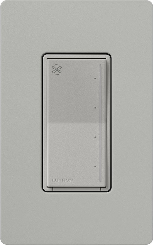 Thumbnail 2 for Lutron RRST-ANF-PB RadioRA 3 Sunnata Touch Fan Control, 4-Speed, 1.5A Paddle Fan, AC Motor, Single Pole, Neutral Required, 120V, Pebble