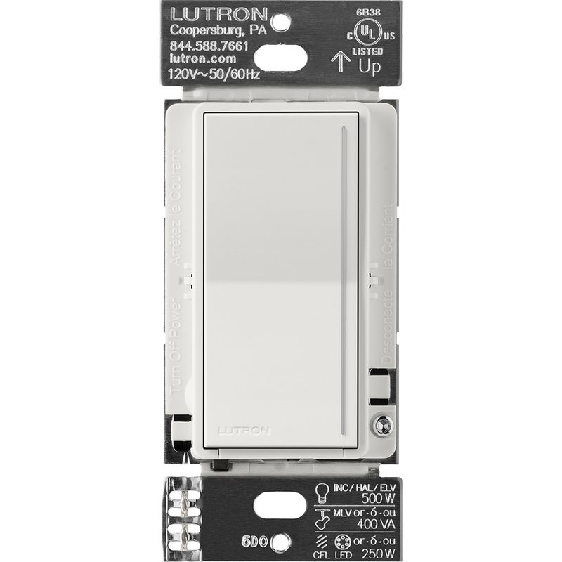 Lutron RRST-RD-LG Sunnata RF Companion Touch Dimmer for RA3 Systems, Multi-Location Remote Dimmer, Not for Stand-Alone Use, 120V, Lunar Gray